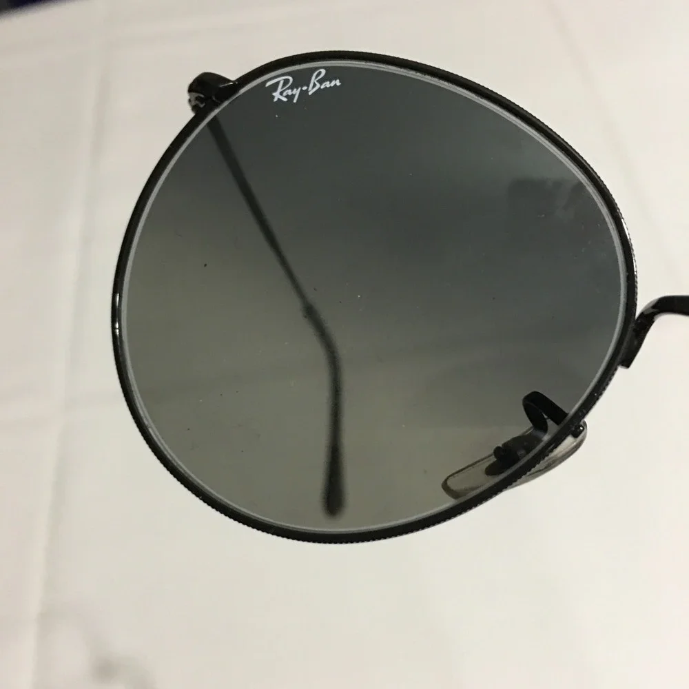 Ray-Ban RB3447-N 002/71 Sunglasses Round Metal 53-21-145 Black Italy